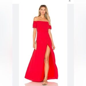 Lovers and Friends gorgeous red maxi dress